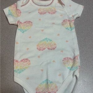 Juicy Couture White Baby Onesie with Pink Trim